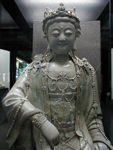 One of the museum exhibits.  A lovely statue from someplace unknown but probably in Beijing.