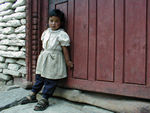 Little girl in Tukuche