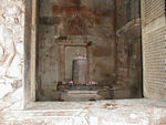 The lingam at Duladeo.  The base is yoni-shaped