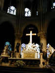 Notre Dame's altar, that Louis XIII on the right and XIV on the left