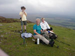 Helen, Allison, and Maggie atop Conic Hill
